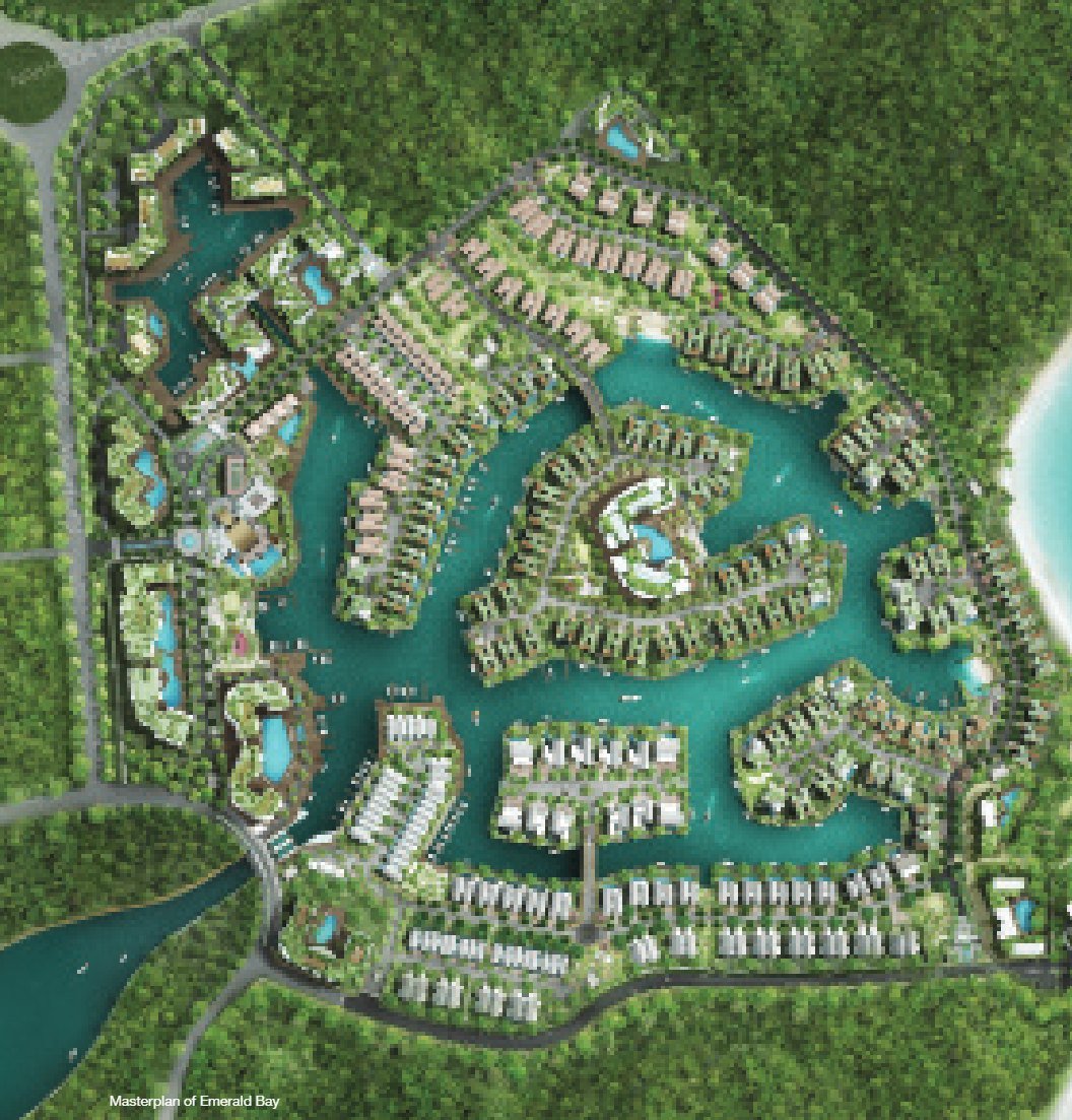 公主港 Emerald Bay 总体规划图