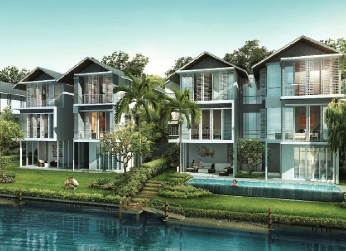 公主港 Emerald Bay 水岸住宅艺术构想图