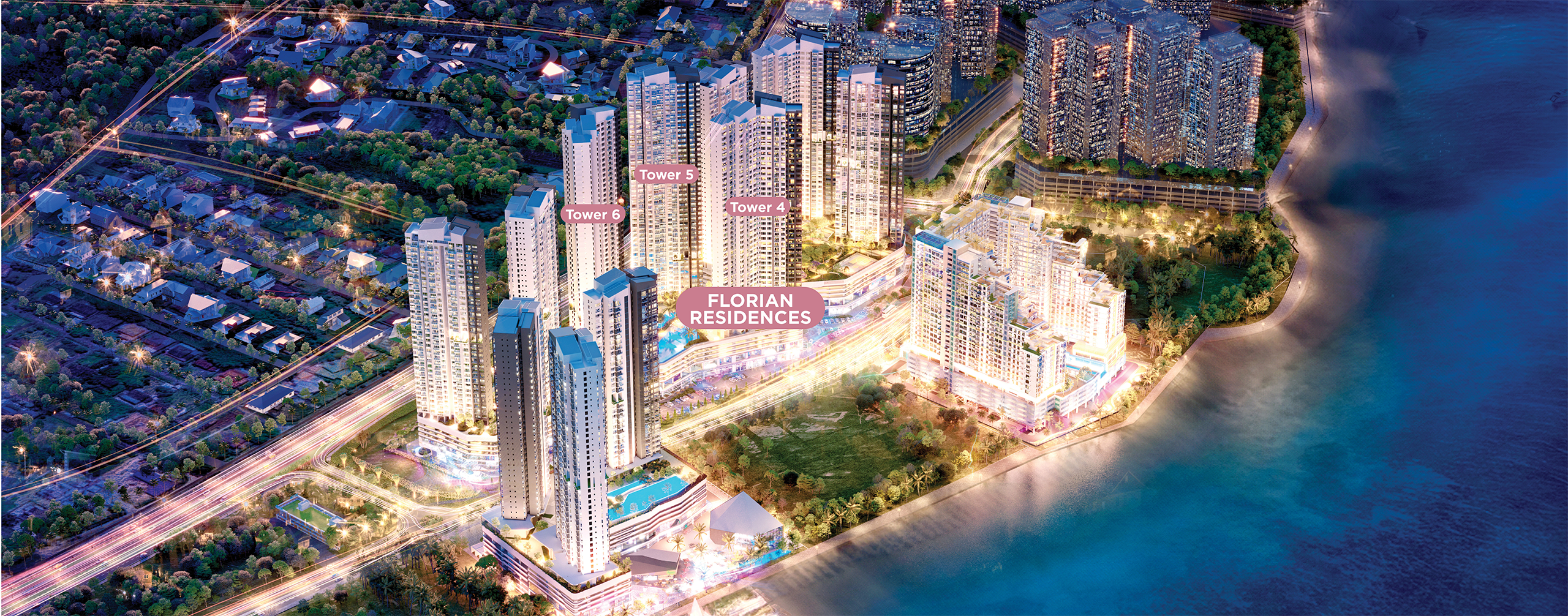 Florian Residences Towers 4–6 di MBW Bay, Danga Bay