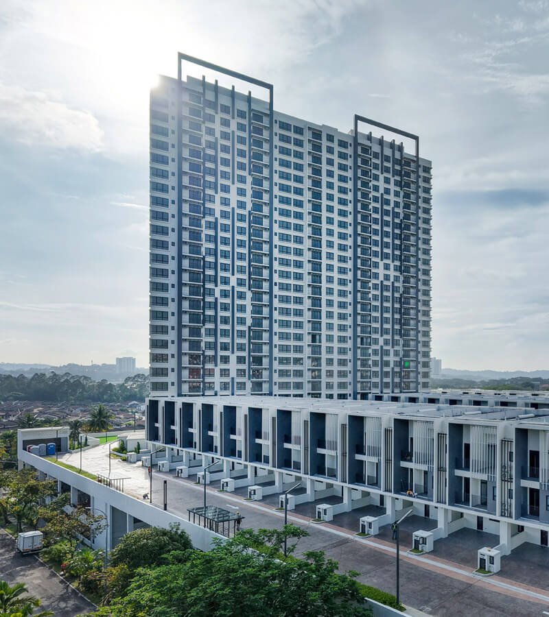 Alstonia Garden Heights condominium block
