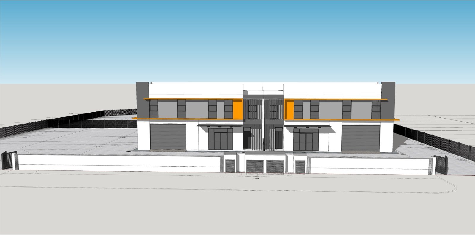Lukisan artis unit kilang di KSL Business Park