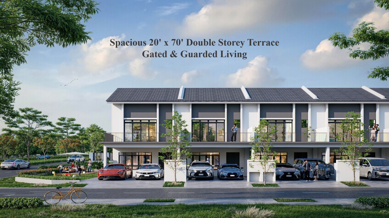 Redhill @ Seri Alam terrace houses, artist’s impression