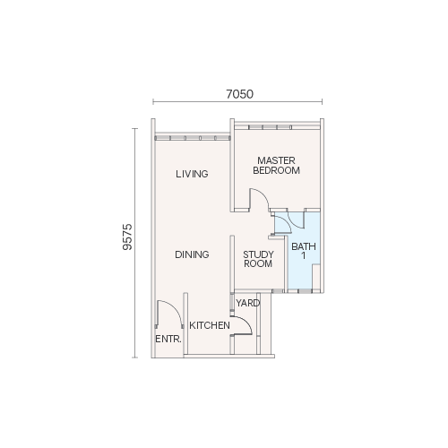 Residensi Saujana Type A 平面图
