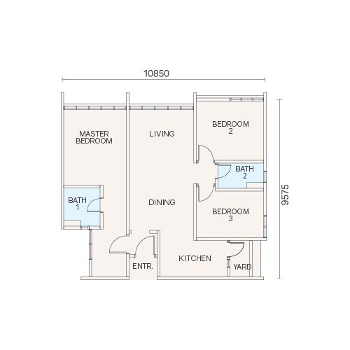 Residensi Saujana Type C 平面图