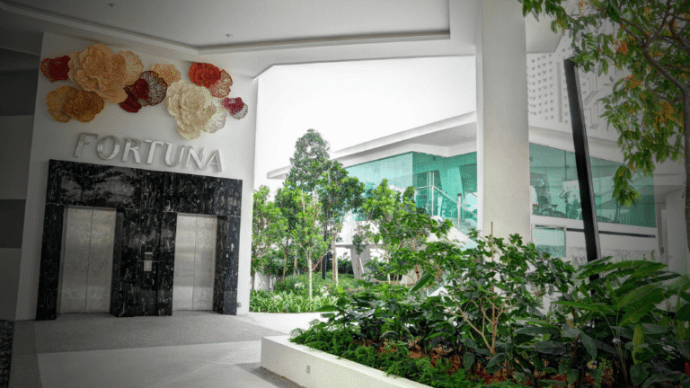 Lobby entrance, The Clovers