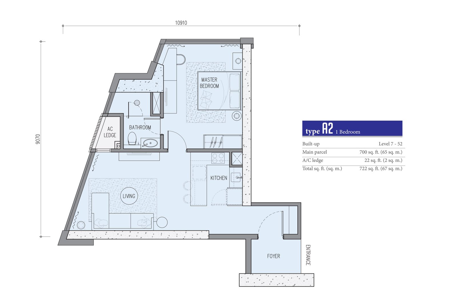 Star Residences Tower Two · Type A2 平面图